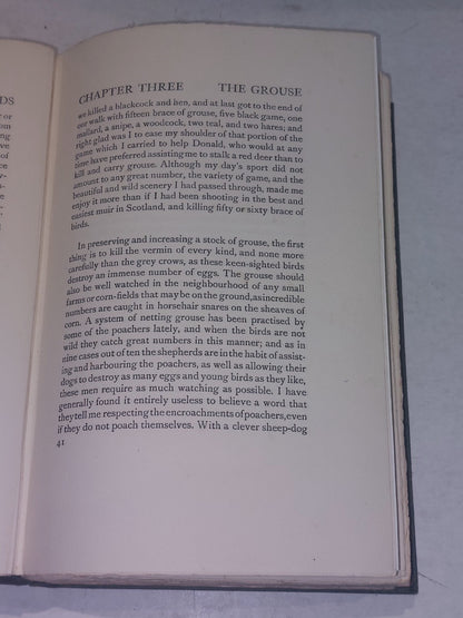 Wild Sports And Natural History Of The Highlands, Charles St John	 (1927) Hb3