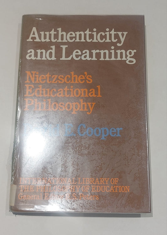 Authenticity and Learning  David Cooper (1983) 1st Ed Hb Book With Dj0