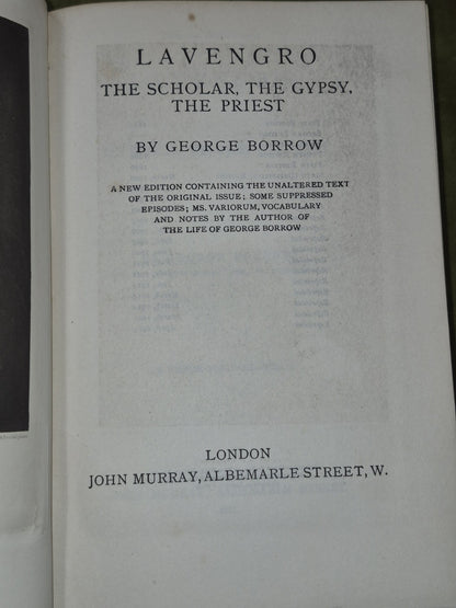 George Borrow John Murray Wild Wales Lavengro Ramano Lavo-Lil Bible in Spain 9