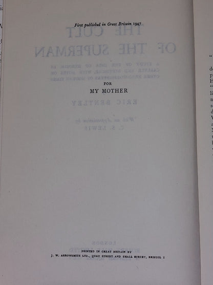 The Cult Of The Superman by Eric Bentley (1947)9