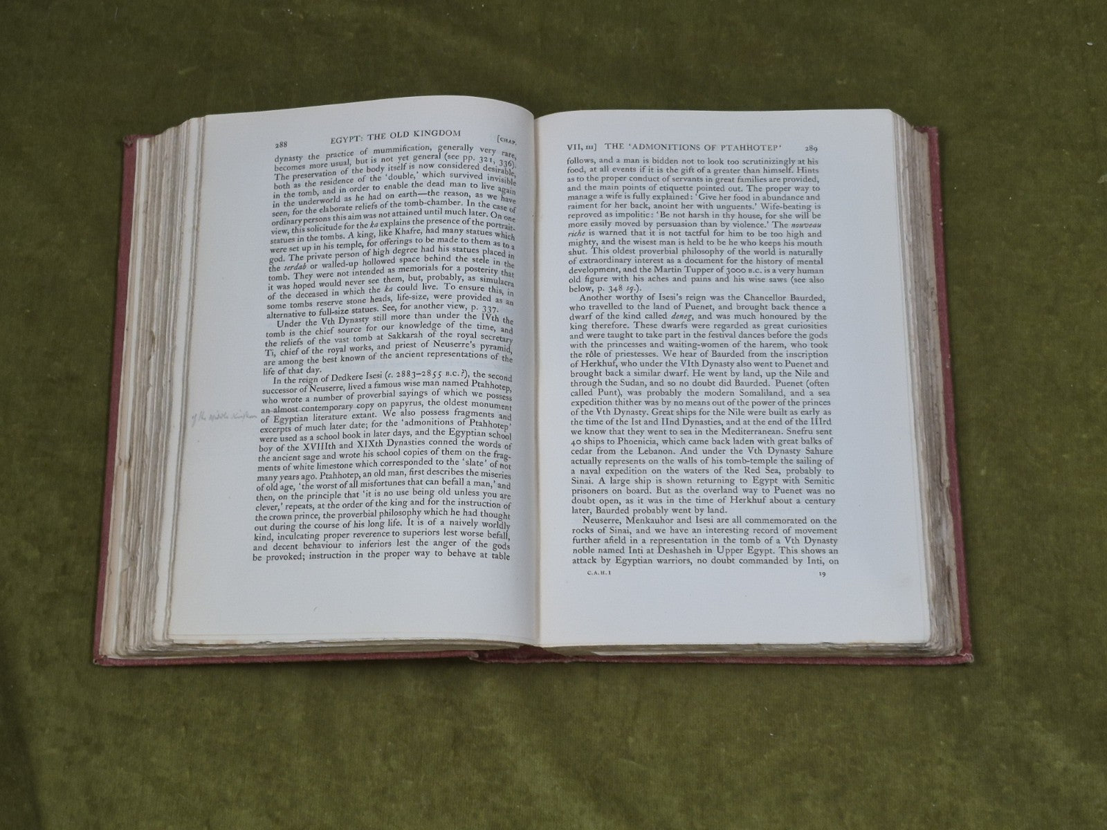 The Cambridge Ancient History Volume 1 - Egypt & Babylonia 19235