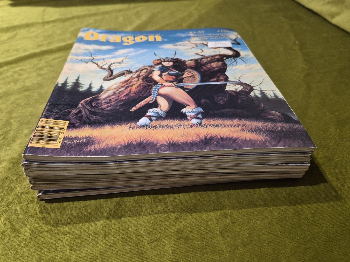 Lot Of 7 Dragon Magazines: Issues 108, 112, 114, 118, 125, 130, 1342