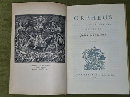 Orpheus Volume 1 John Lehmann Ed 1948 1st Ed4