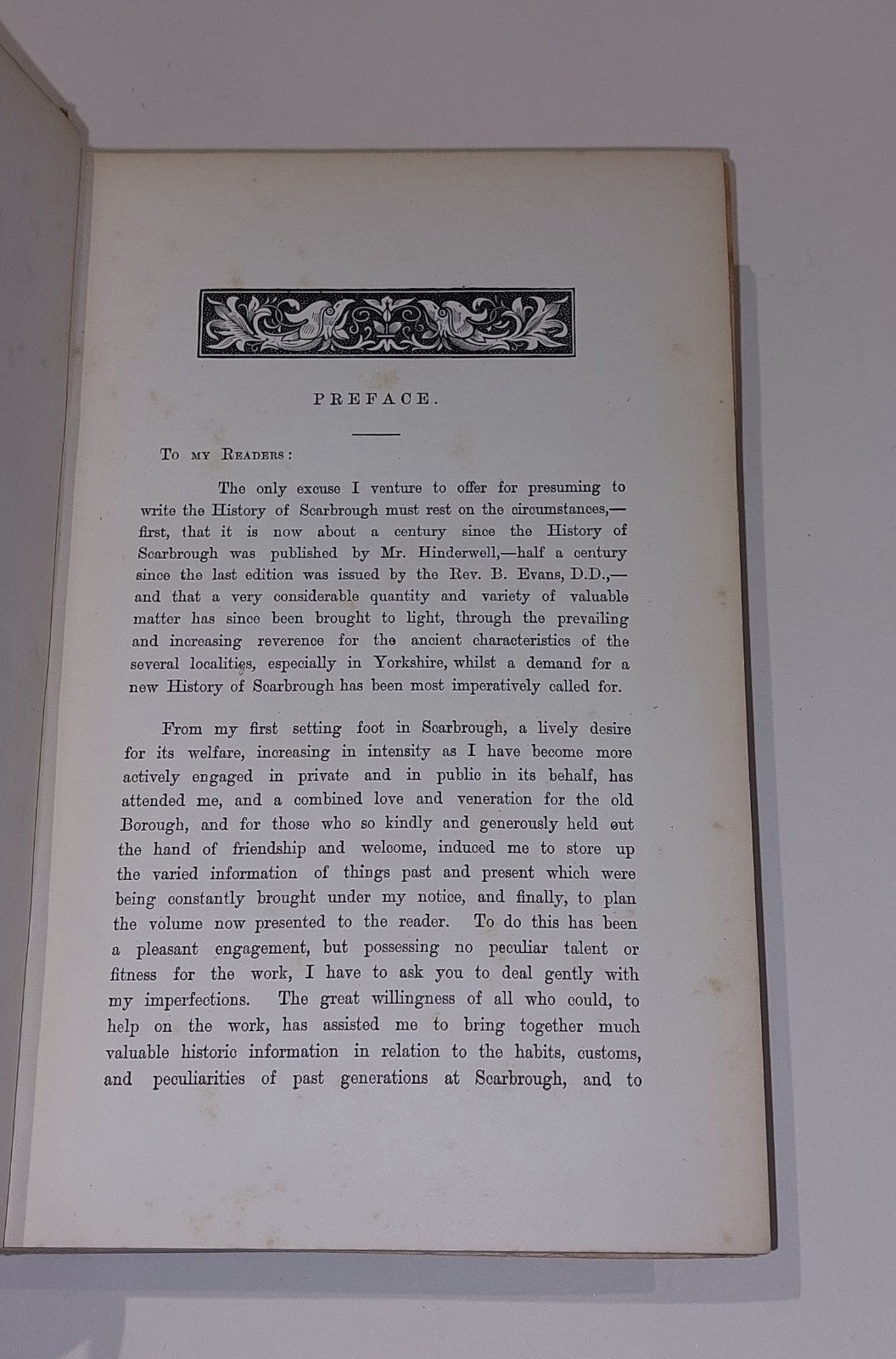 The History Of Scarbrough By Joseph Brogden Baker (1882) 1st Ed Hb Book4
