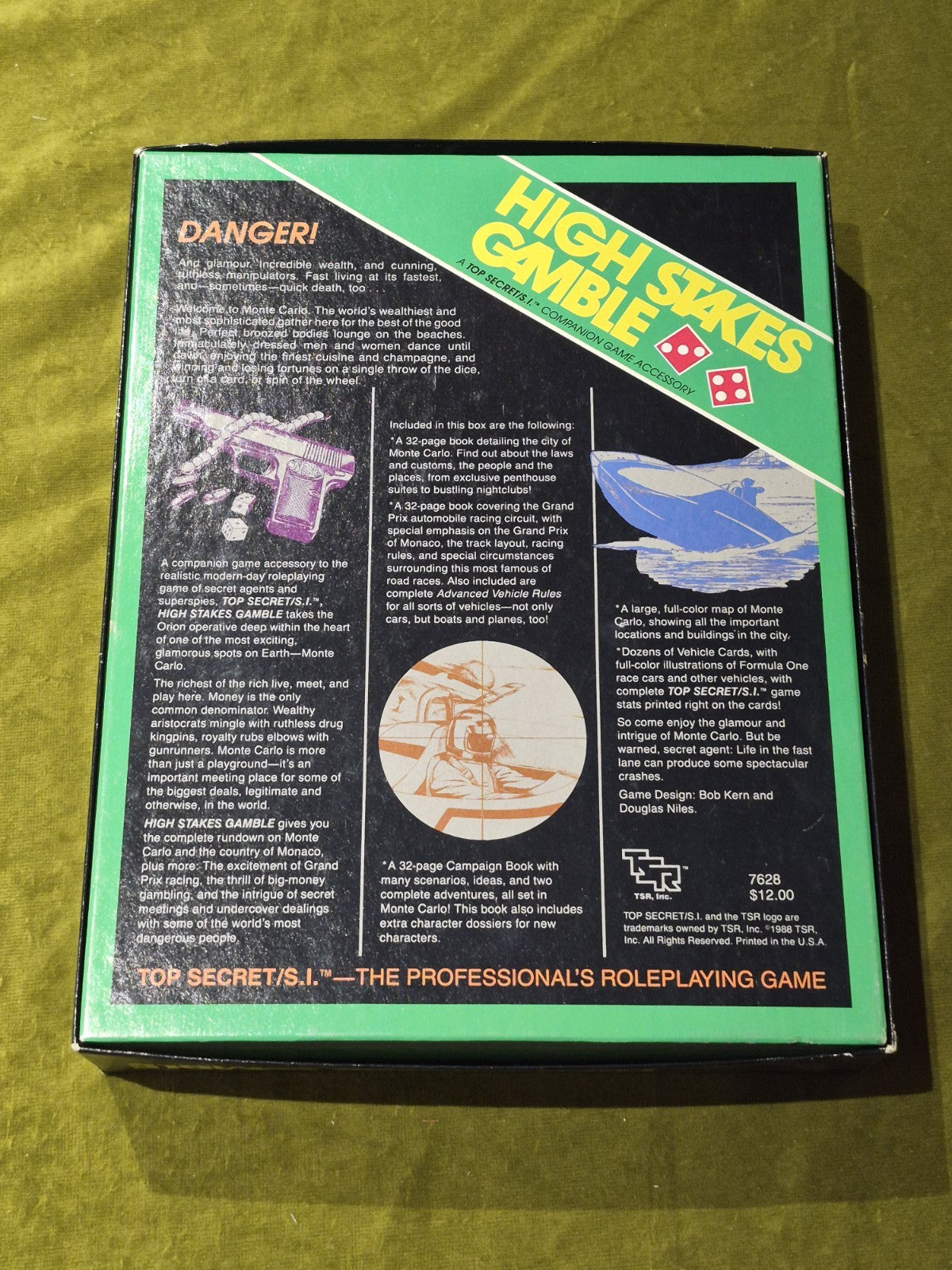 Top Secret/S.I. High Stakes Gamble TSR Role-Playing Game1