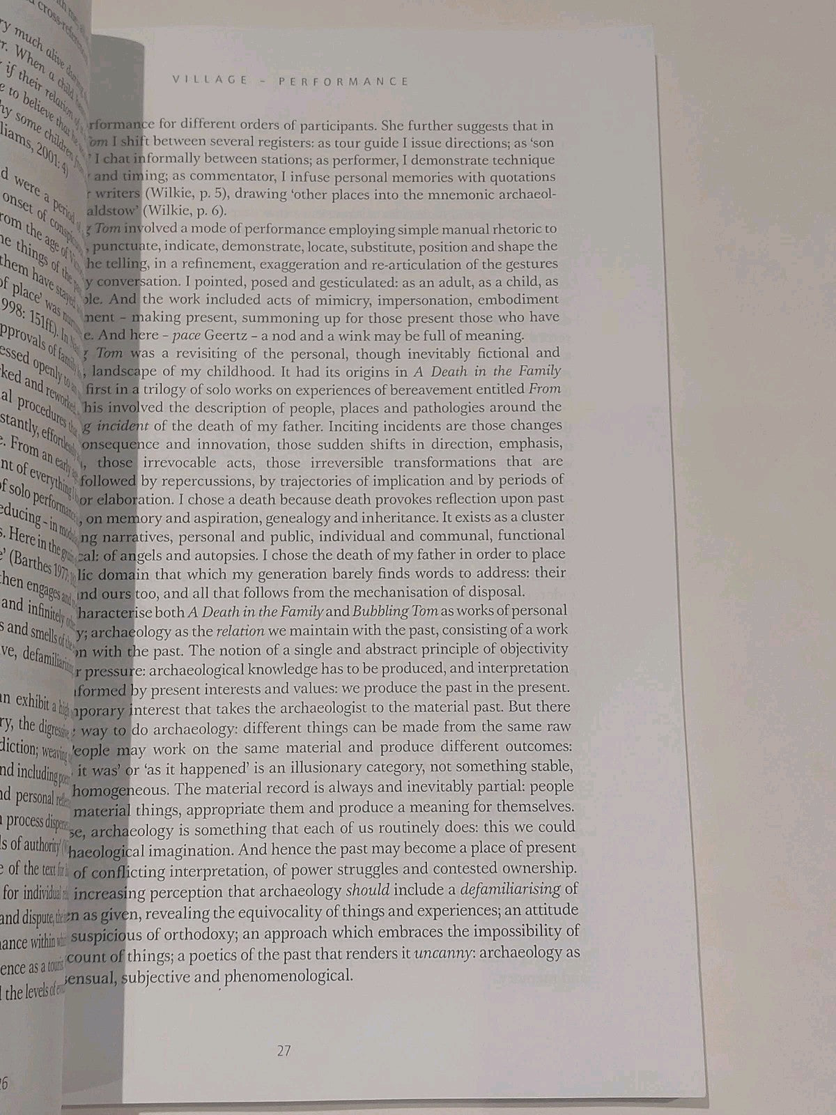 In Comes I : Performance, Memory & Landscape  Mike Pearson (2006) Pb Book2