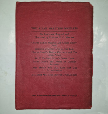 The praise of chimneysweepers. by Charles Lamb. 1st Edition, 1929. Illustrated.4