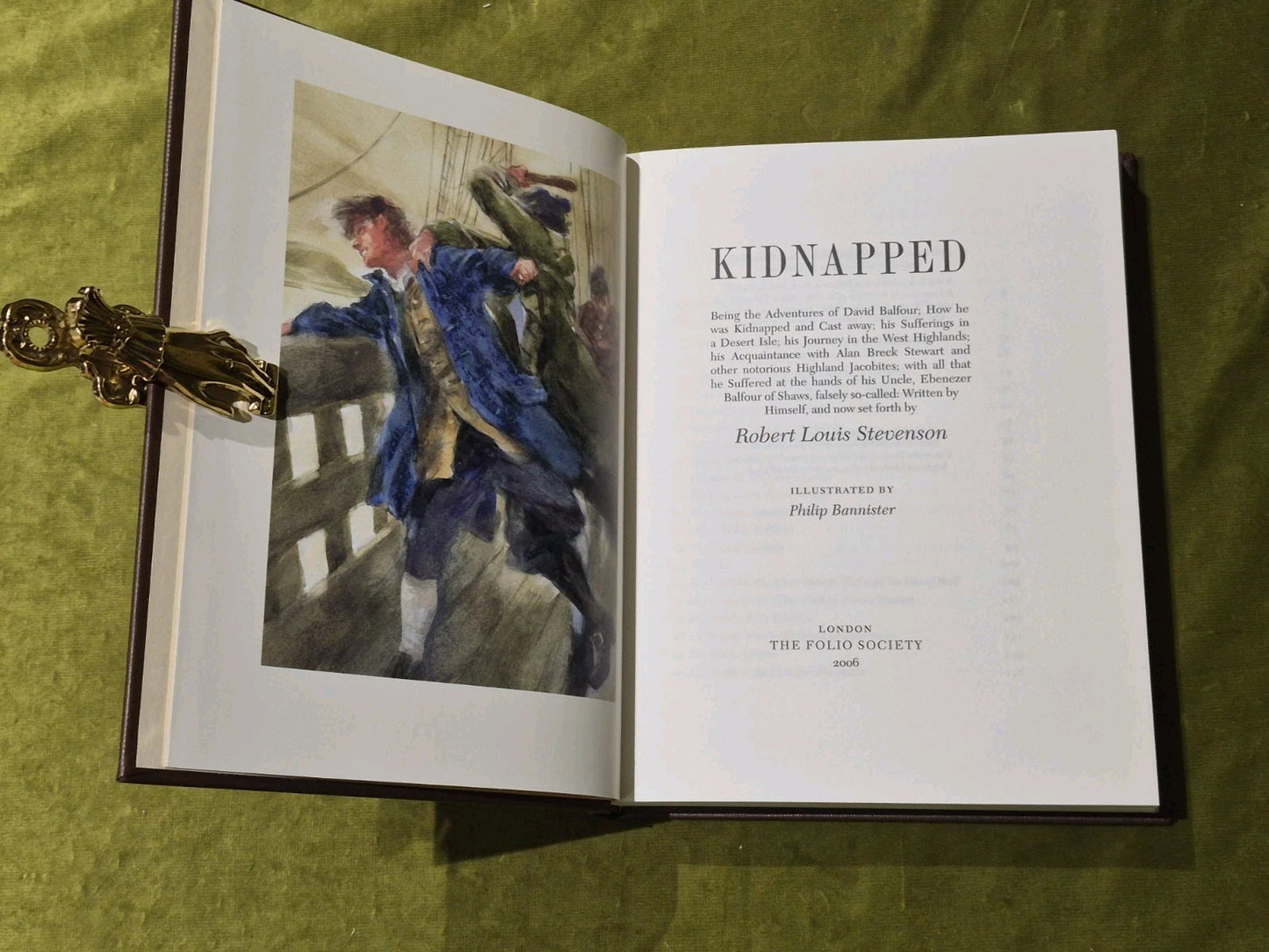 Kidnapped - Robert Louis Stevenson - Folio Society - 2006 1st edition - VGC 4