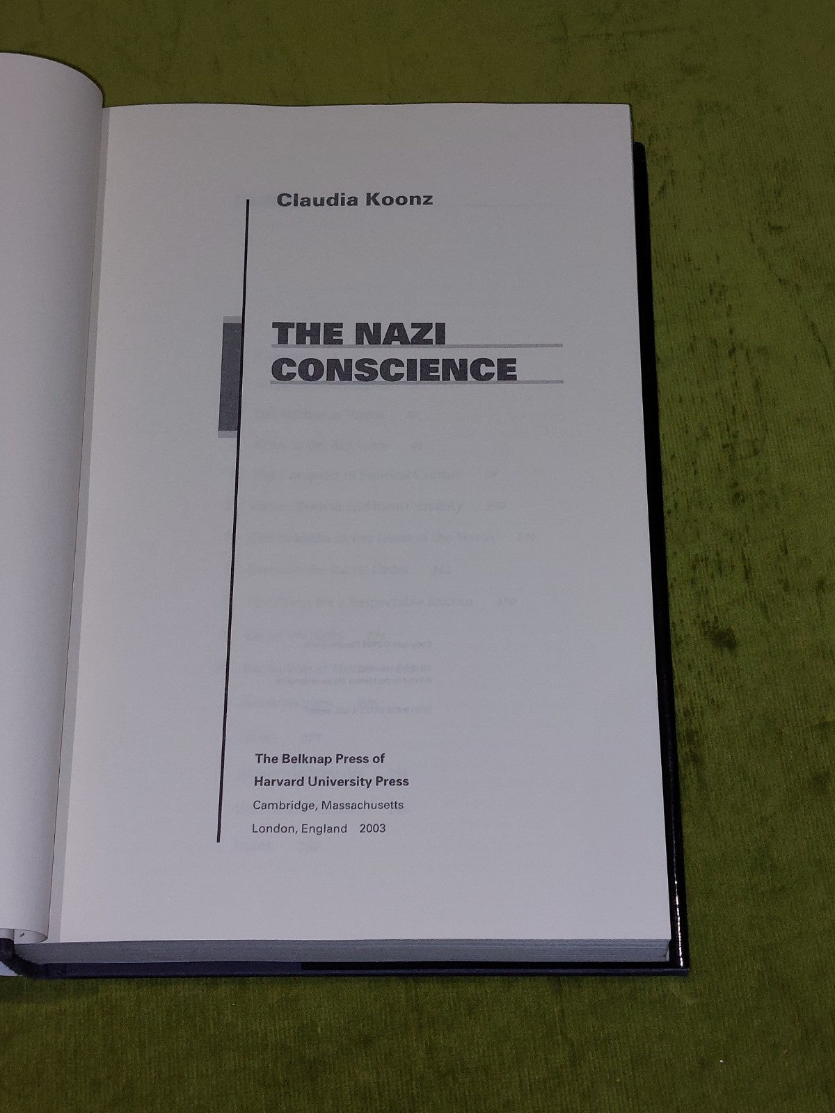 Nazi Conscience by Claudia Koonz (2003, Hardcover)3