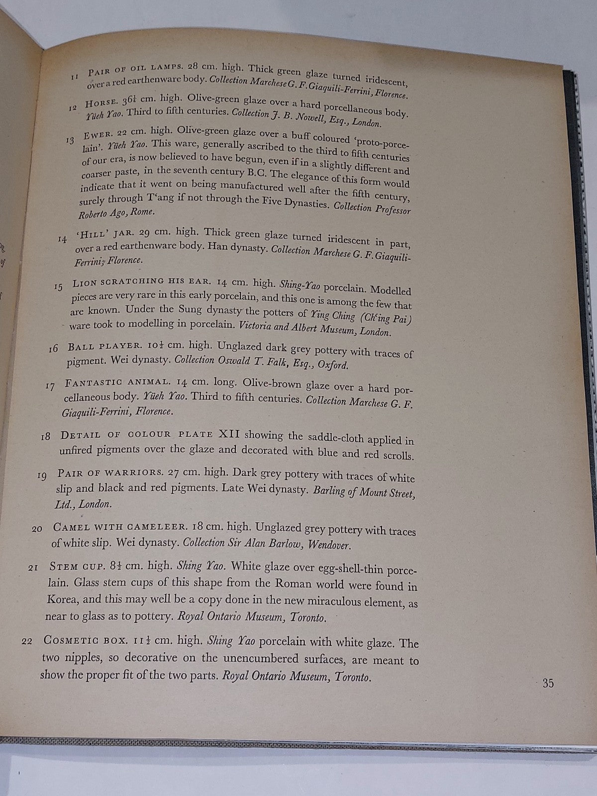 The Art of the T'Ang Potter by Mario Prodan [Thames & Hudson] 1960 Hb Book7