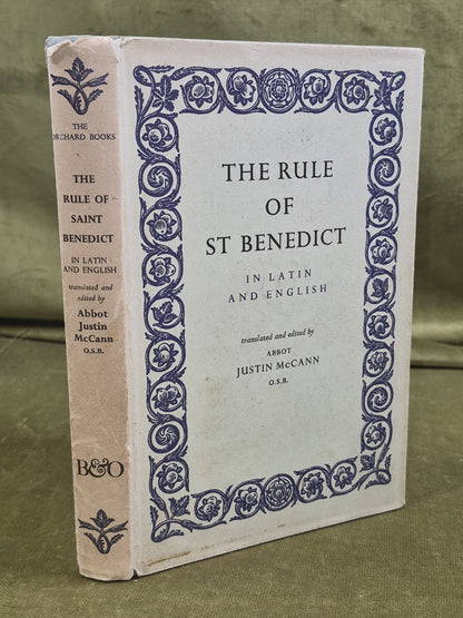 Rule of Saint Benedict Latin English Abbot Justin McCann Burns & Oates 19690