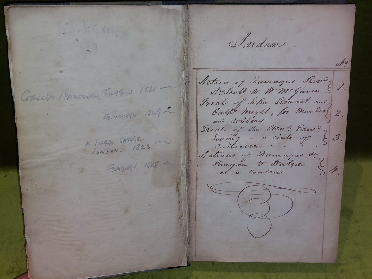 1821 SCOTLAND Report of a Trail in the Jury Court, Edinburgh Alleged Libel4