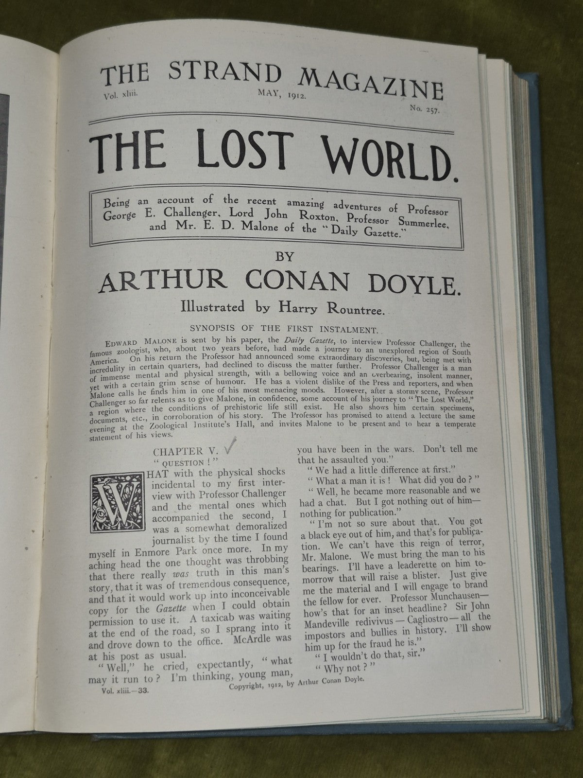 The Strand Magazine 1912 Conan Doyle The Lost World 5