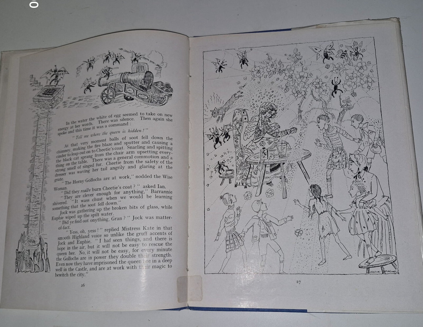 THE ENCHANTED CAPITAL OF SCOTLAND JESSIE M KING ILLUSTRATED  1945 1st Edition.14