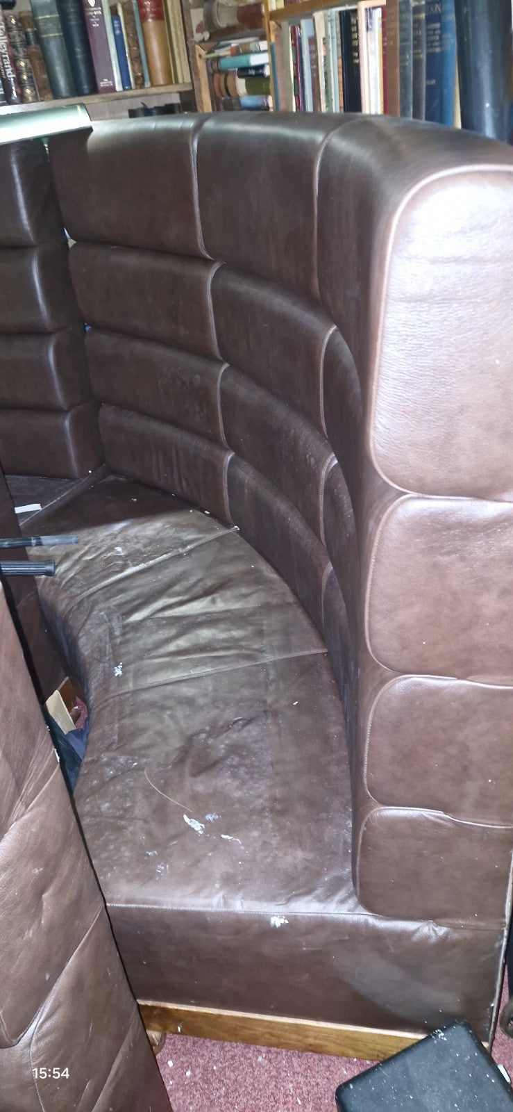 Large Semi Circular Curved Seating Area Couches Benches For Pub Cafe Restaurant5