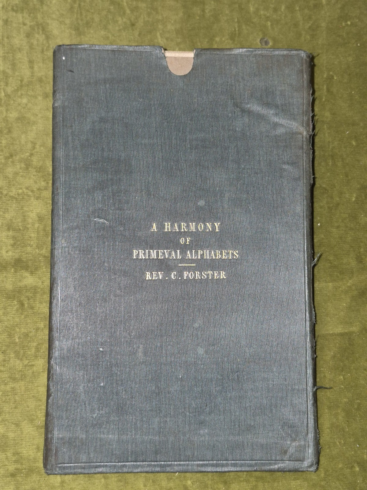 A Harmony of Primeval Alphabets Rev V Forster0