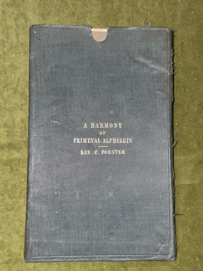 A Harmony of Primeval Alphabets Rev V Forster0
