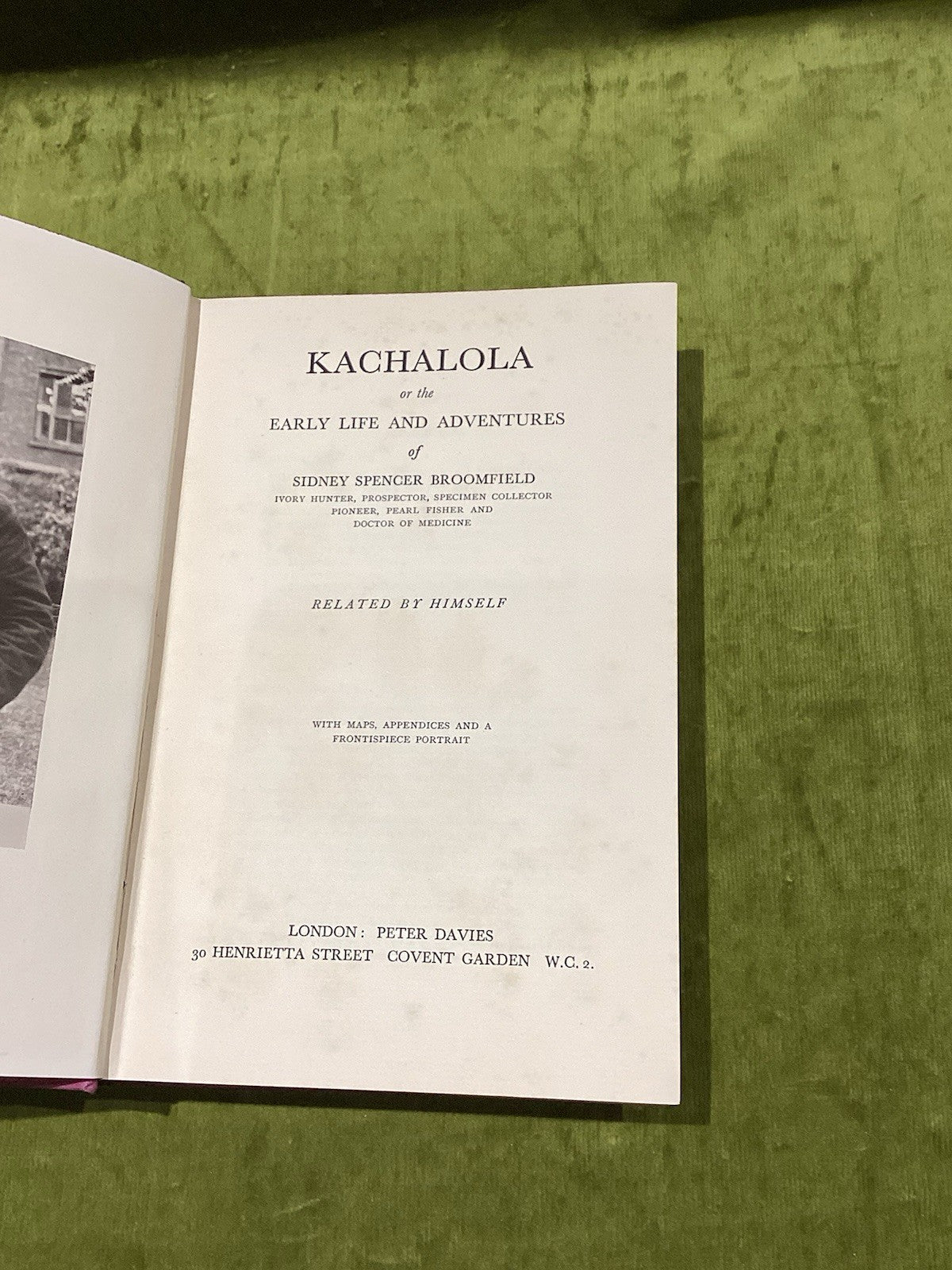 Kachalola or the Early Life and Adventures Of Sidney Spencer Broomfield (1930)2