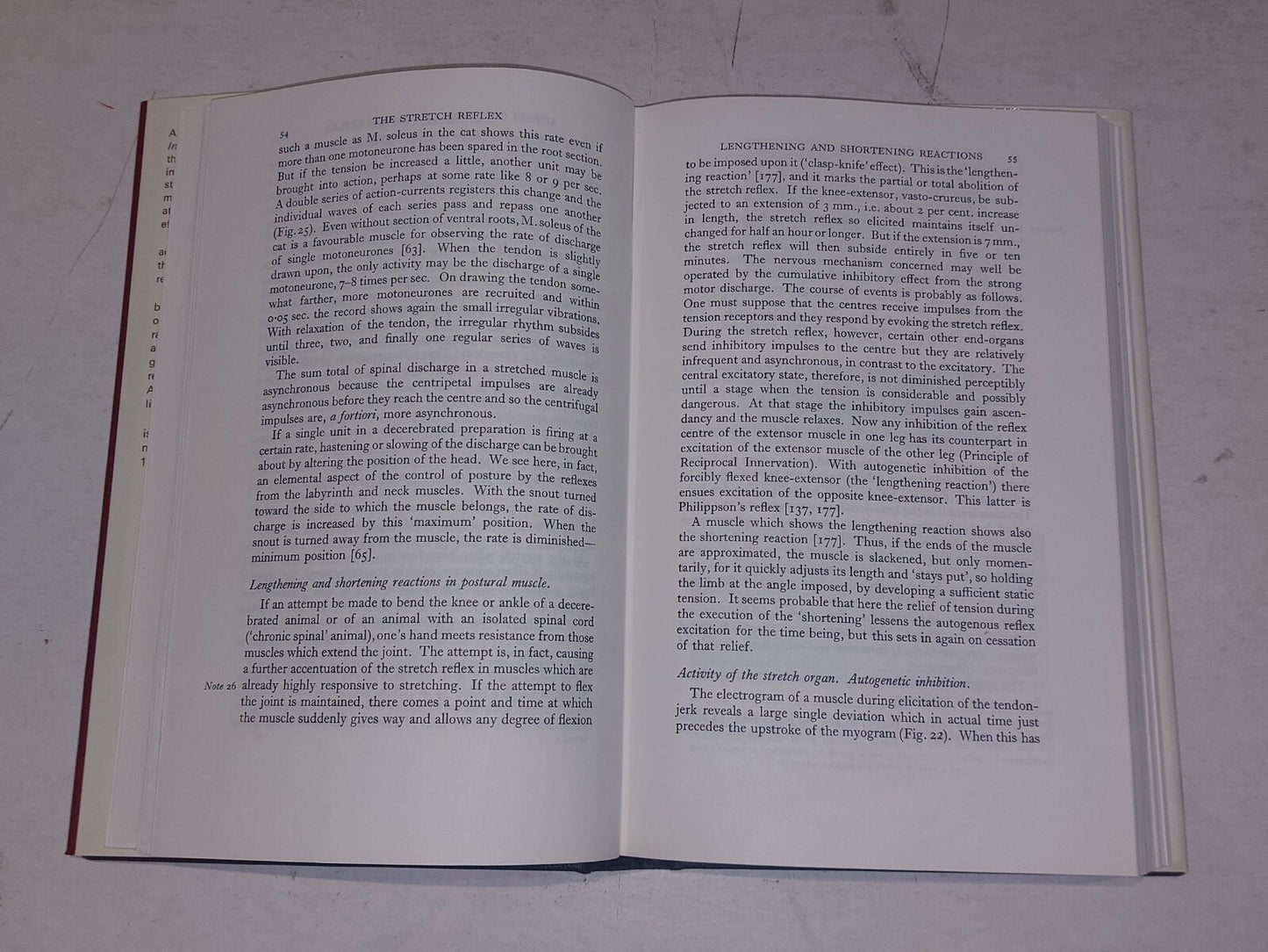 The Reflex Activity of the Spinal Cord by etc., R.S. Creed (1972) Hb Book5