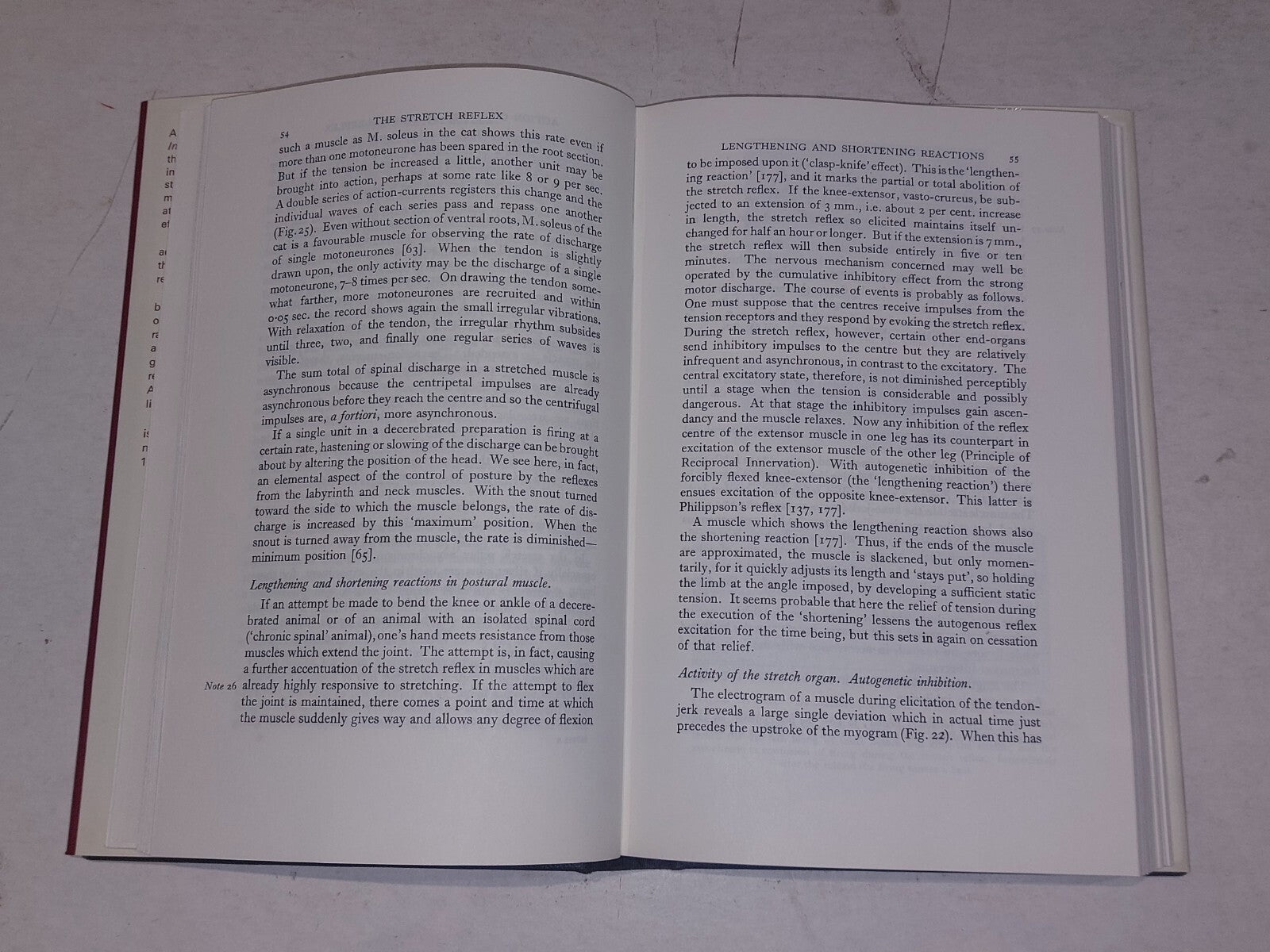 The Reflex Activity of the Spinal Cord by etc., R.S. Creed (1972) Hb Book5