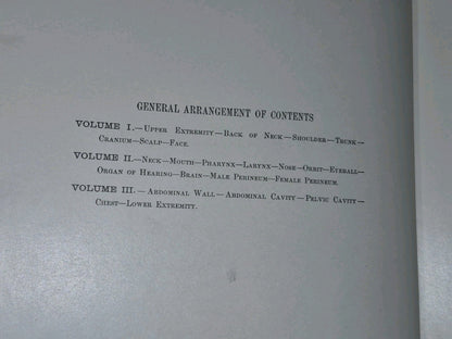 Surgical Anatomy Vols. 1 to 3, (1901-1903) John B. Deaver. London: Rebman7