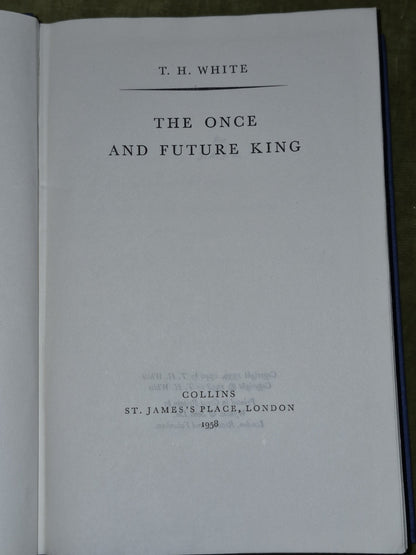 The Once and Future King True First Edition T H White 1958 HB DJ4