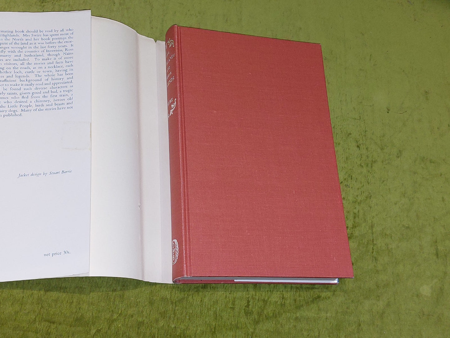 The Highlands And Their Legends By Otta F. Swire (1963) 1st Ed Hb Dj2