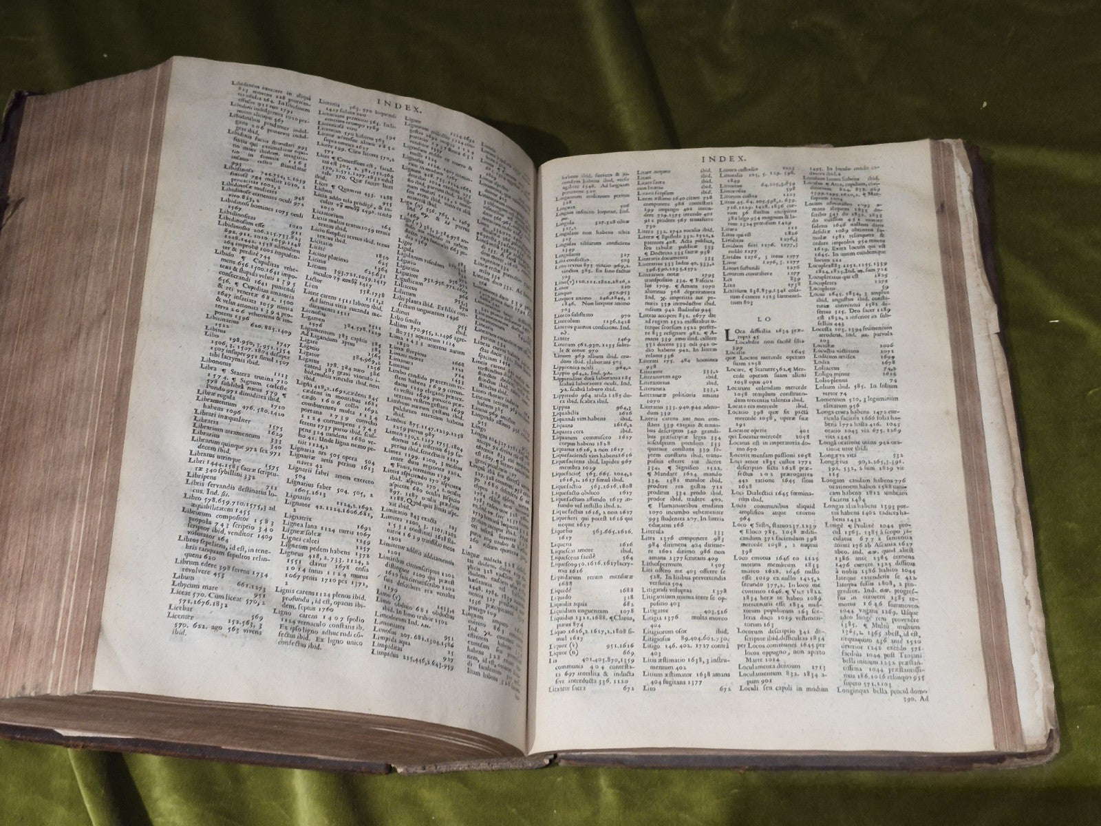1637 Greek-Roman Lexicon - In Quo Ex Primitivorum - Ioannis Scapulae - Leather10