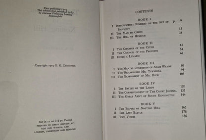 G K Chesterton - Reprint Series 1964 Darwen Finlayson - 11 Volumes HB / DJ 20