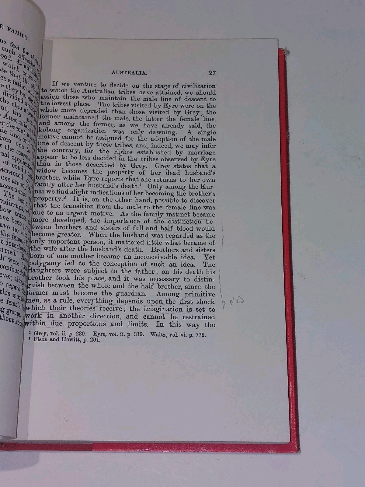 Primitive Family In Its Origin And Development (1976) By Carl Starcke Hb Book4