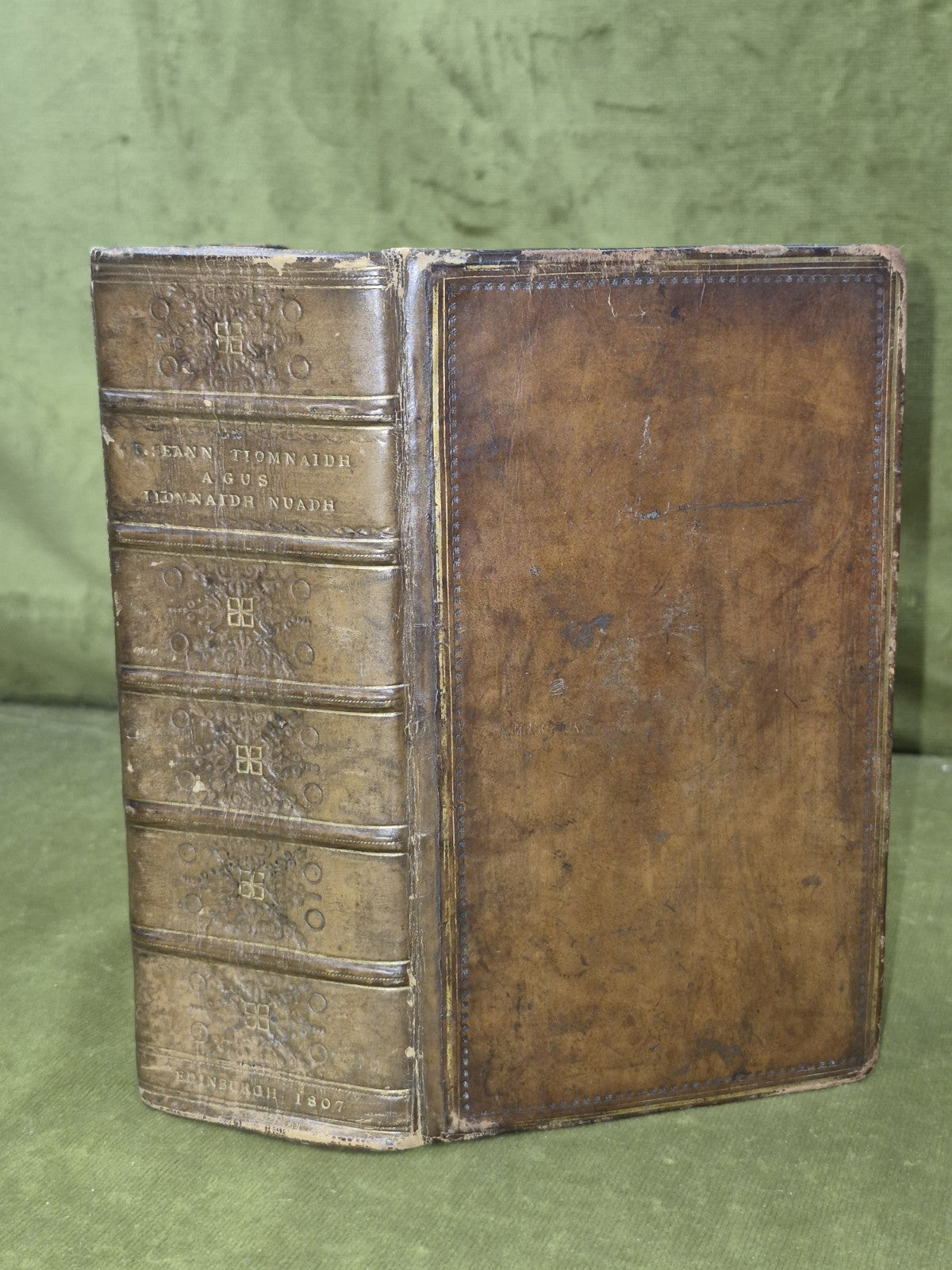 Biobull T-Seann Tiomnaidh 1807 2 Vols Tiomnadh Nuadh 1813 Edinburgh1