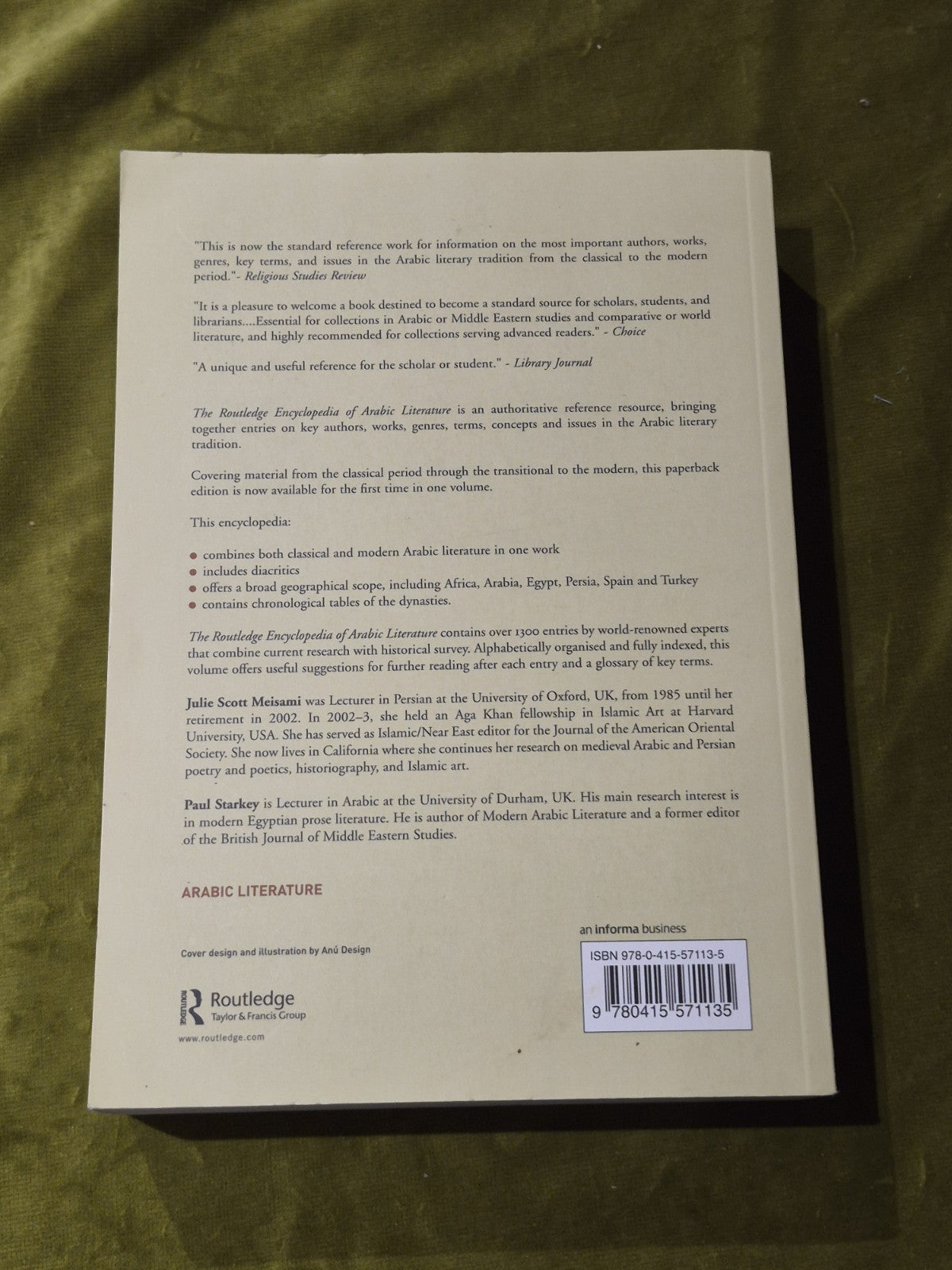 The Routledge Encyclopedia of Arabic Literature - Paperback1