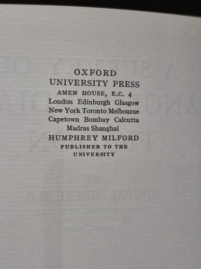 A Survey of Anglo-Indian Fiction (1934) Bhupal Singh4