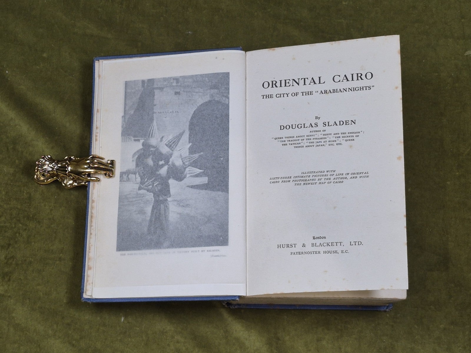 Oriental Cairo The City Of Arabian Nights w/ Map Douglas Sladen , Hurst5