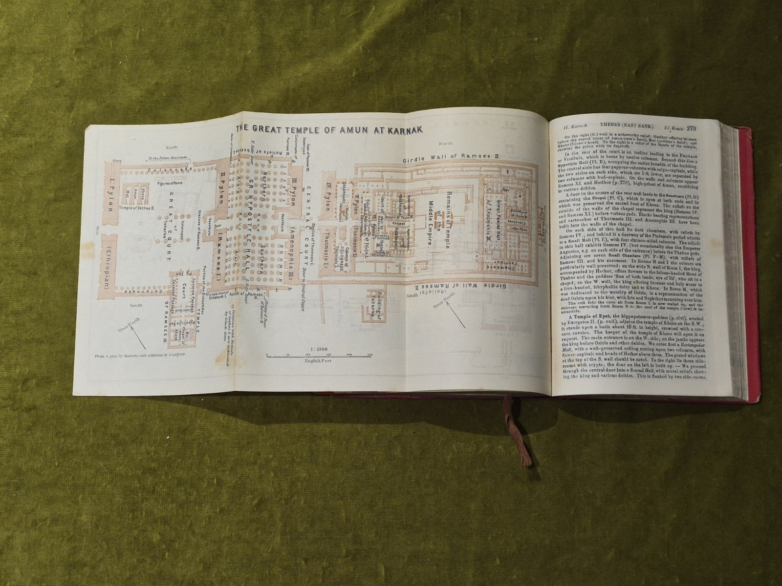 Baedeker's Egypt & the Sudan 8th Revised Edition 1929 HB DJ9