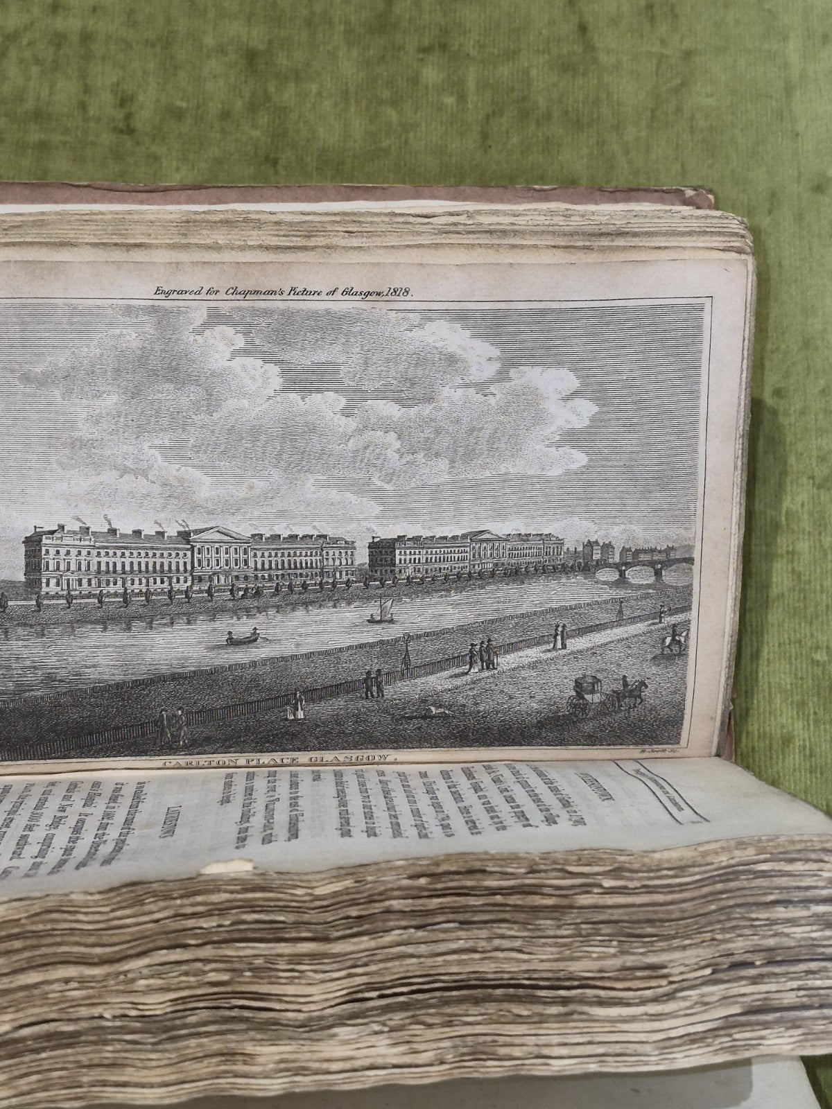 Pictures of Glasgow printed by & for R. Chapman (1818) 3rd Ed Hb Book9