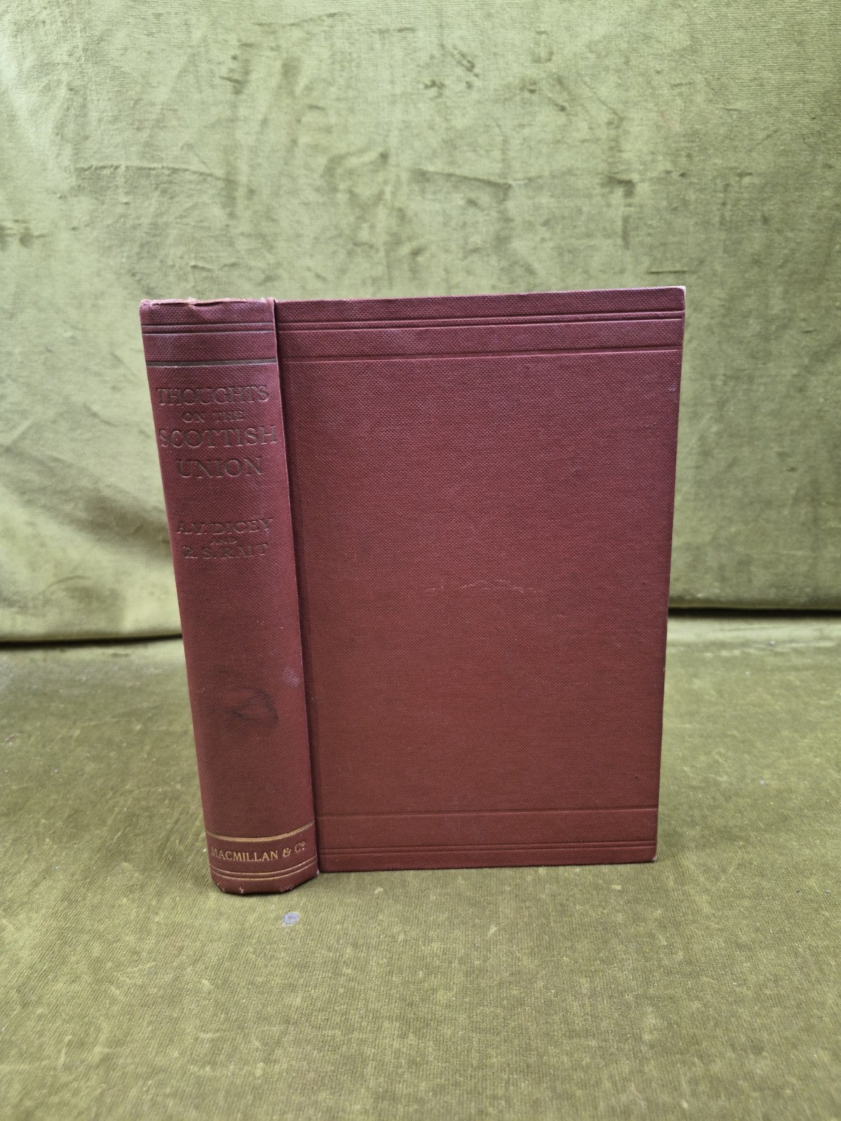 Thoughts of the Union Between England & Scotland - Dicey & Rait , Macmillan 19200