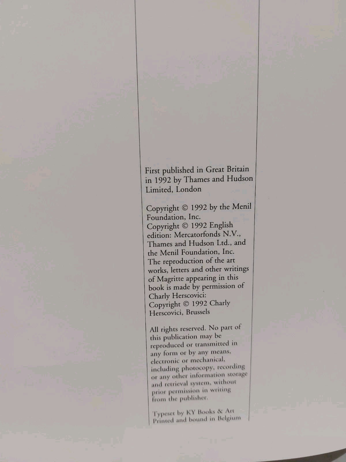 Magritte by David Sylvester (1992)6