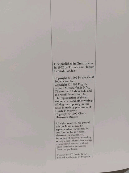 Magritte by David Sylvester (1992)6