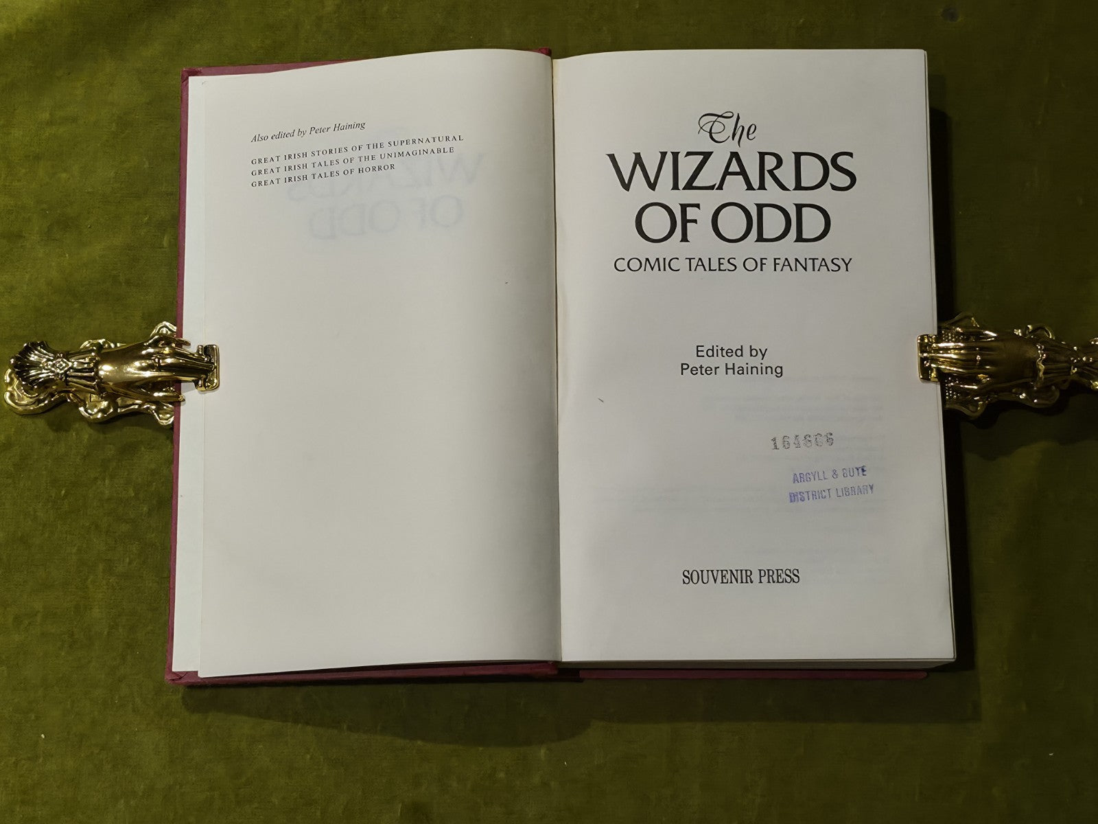 Peter Haining - The Wizards of Odd Comic Tales of Fantasy 1st Ed 19965