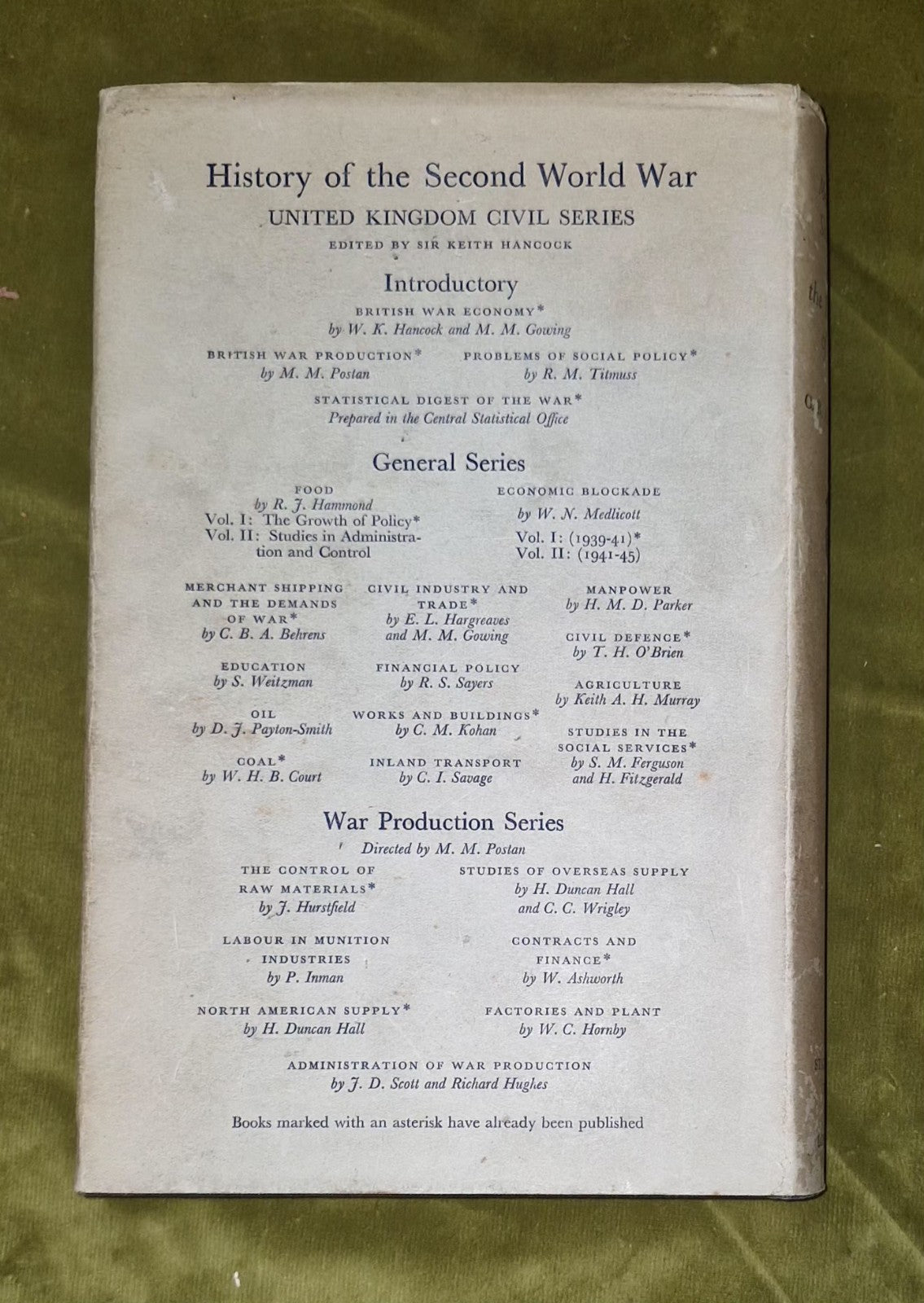 History Of The Second World War - Merchant Shipping And the Demands of War HMSO2