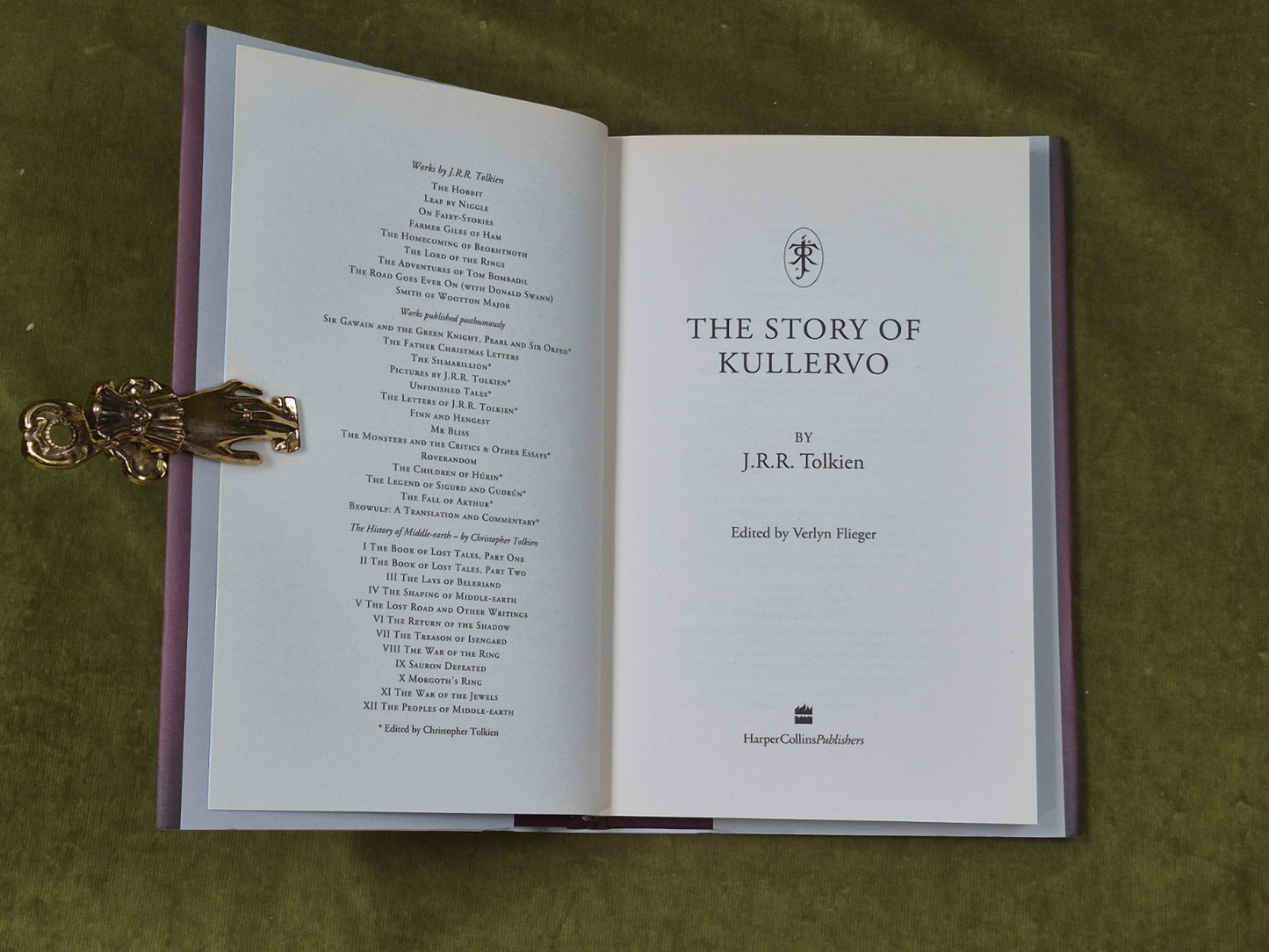 The Story of Kullervo - J R R Tolkein , Harpercollins 2015 HB DJ3