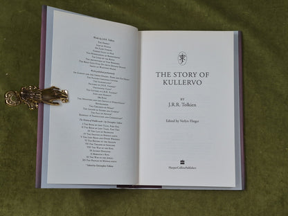 The Story of Kullervo - J R R Tolkein , Harpercollins 2015 HB DJ3