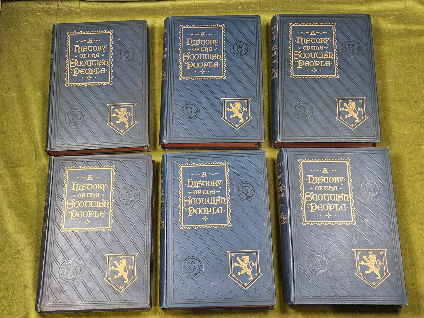 A History of The Scottish People in 6 Vols - Thomas Thomson , Blackie 18931