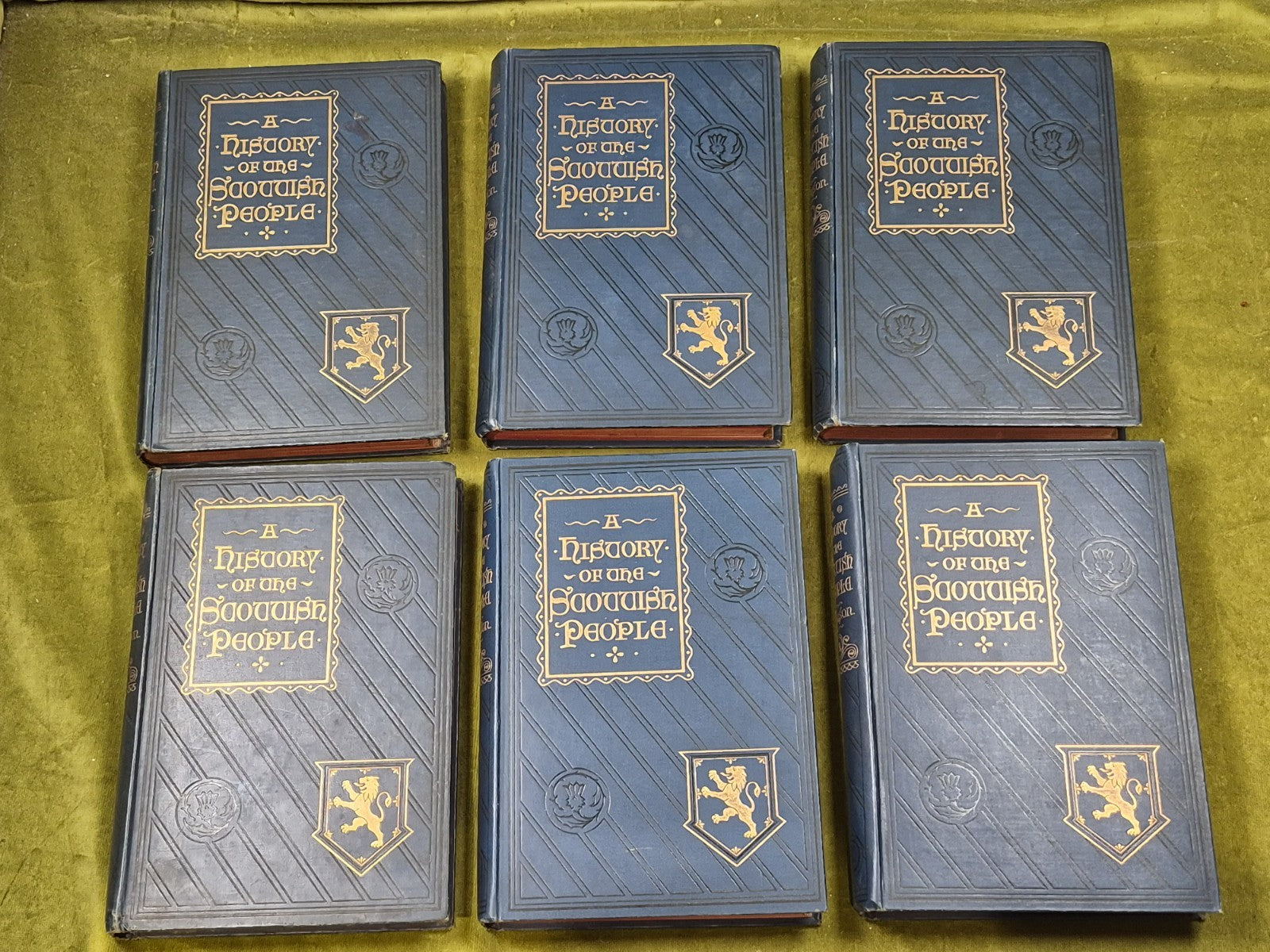 A History of The Scottish People in 6 Vols - Thomas Thomson , Blackie 18931
