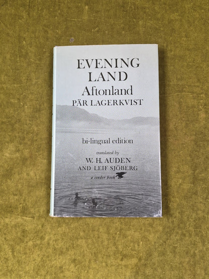 Pär Lagerkvist - Evening Land Aftonland : Souvenir Bi-Lingual 1977 1st UK HB DJ0