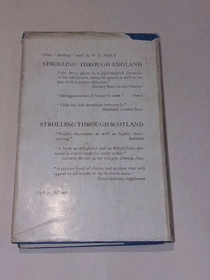 Strolling Through Cottage England By W S Percy (1936) 1st Ed 2nd Imp Hb With Dj2