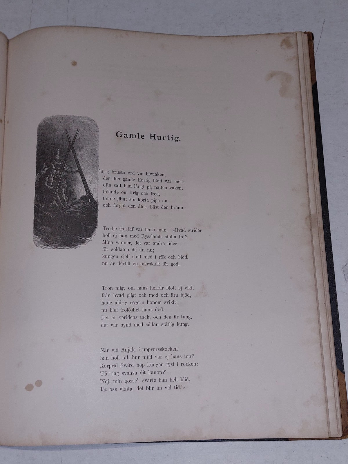 Fanrik Stals Sagner By Johan Ludvig Runeberg (1886) Swedish Hb Book8