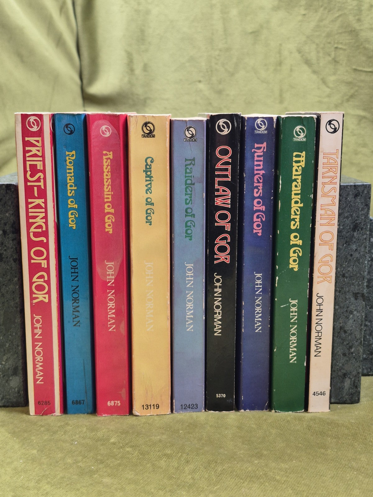 Gor John Norman First Editions Tandem Job Lot 1970 Tarnsman Priest-Kings Nomads0