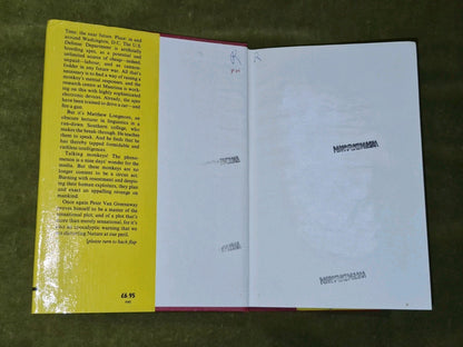 Manrissa Man Peter Van Greenaway Gollancz First Edition Ex Library5